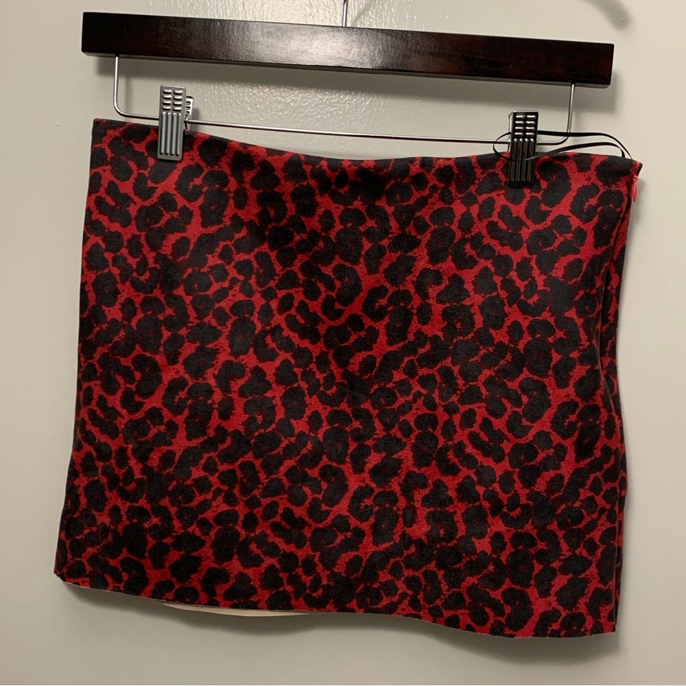 New animal print skirt